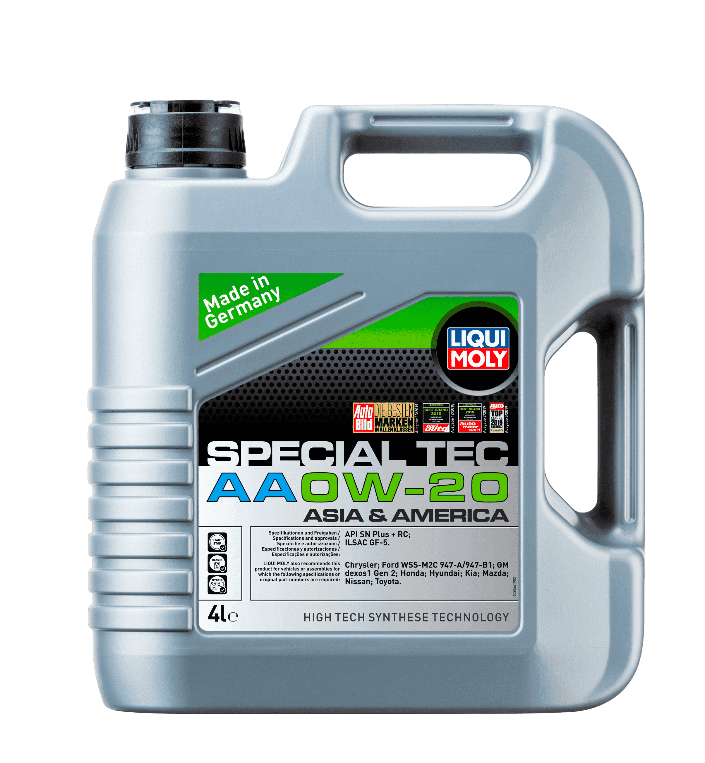 Моторное масло Liqui Moly Special Tec AA 0W-20, 4л